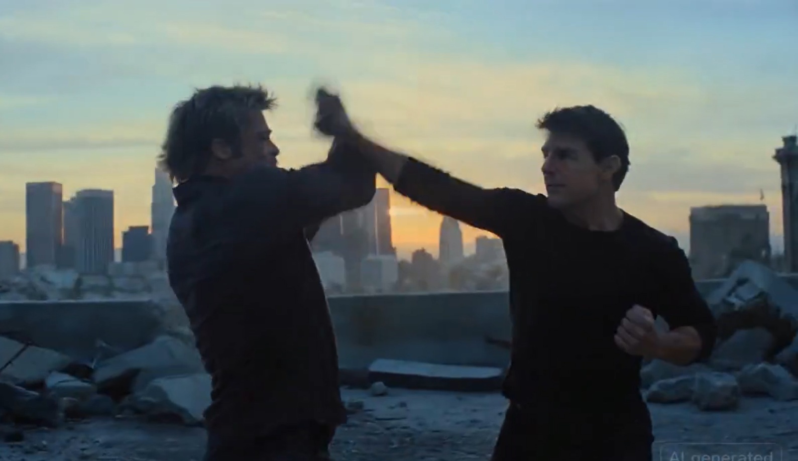 Deepfake com Tom Cruise e Brad Pitt feito com IA da dona do TikTok revolta Hollywood: ‘atividade ilegal’