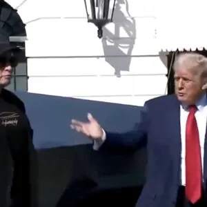 Trump com Elon Musk na Casa Branca ao demonstrar apoio aos carros da Tesla