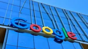 Fachada de prédio do Google, condenado em processo movido pelo governo dos EUA