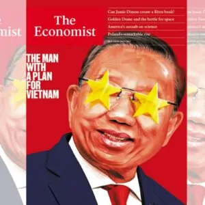 Capa da revista The Economist com foto de To Lam, presidente do Vietnã, censurada no país