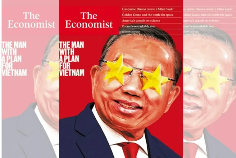 Capa da revista The Economist com foto de To Lam, presidente do Vietnã, censurada no país