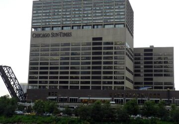 Prédio do jornal Chicago Sun-Times, dos EUA
