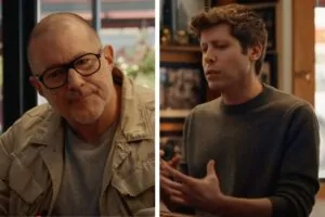 Jony Ive, criador do iPhone e Sam Altman, CEO da OpenAI
