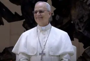 Papa Leão 14 em encontro com a imprensa no Vaticano