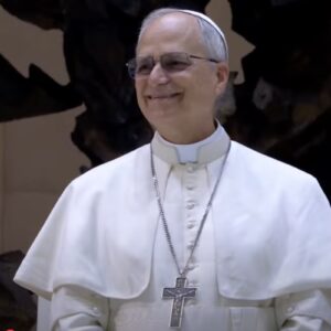 Papa Leão 14 em encontro com a imprensa no Vaticano