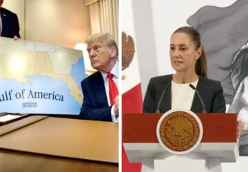Donald Trump mudou o nome do Golfo do México, e a presidente do país, Claudia Sheinbaum, reagiu contra a decisão.