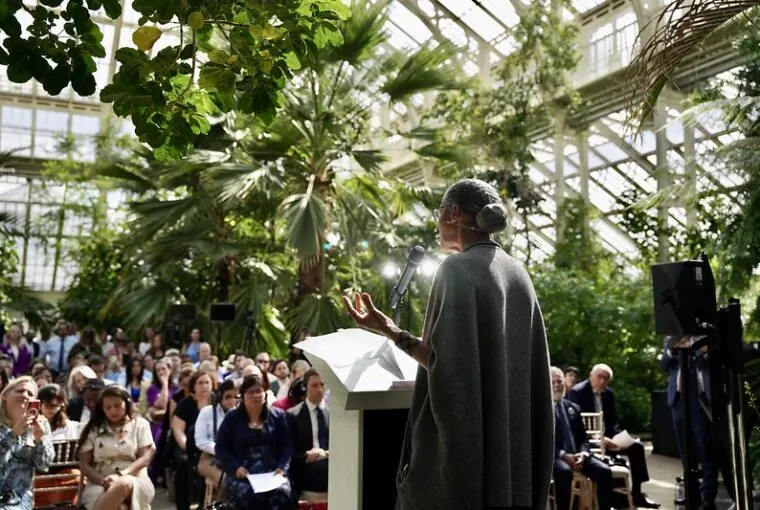 Ministra Marina Silva no lançamento do Balanço Ético Global em Londres, em preparação para a COP30