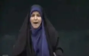Apresentadora de TV iraniana bombardeada por Israel