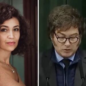 Julia Mengolini, jornalista processada por Javier Milei, presidente da Argentina