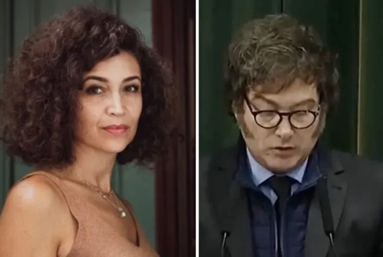 Julia Mengolini, jornalista processada por Javier Milei, presidente da Argentina