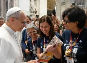 Papa Leão XIV após discurso a missionários digitais em Roma sobre desafios da inteligência artificial