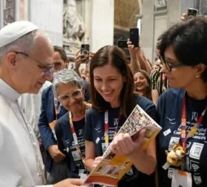 Papa Leão XIV após discurso a missionários digitais em Roma sobre desafios da inteligência artificial