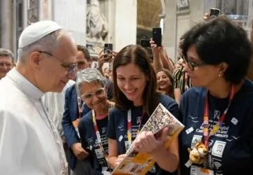 Papa Leão XIV após discurso a missionários digitais em Roma sobre desafios da inteligência artificial