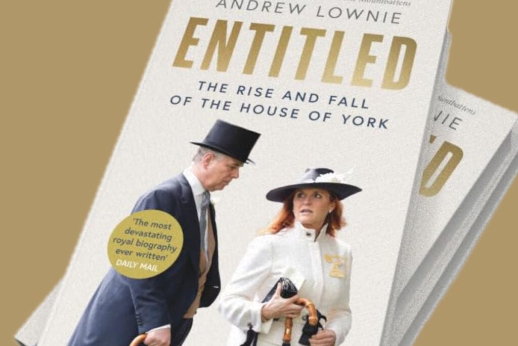 Capa de novo livro sobre o príncipe Andrew