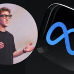 Mark Zuckerberg CEO da Meta e logotipo da empresa