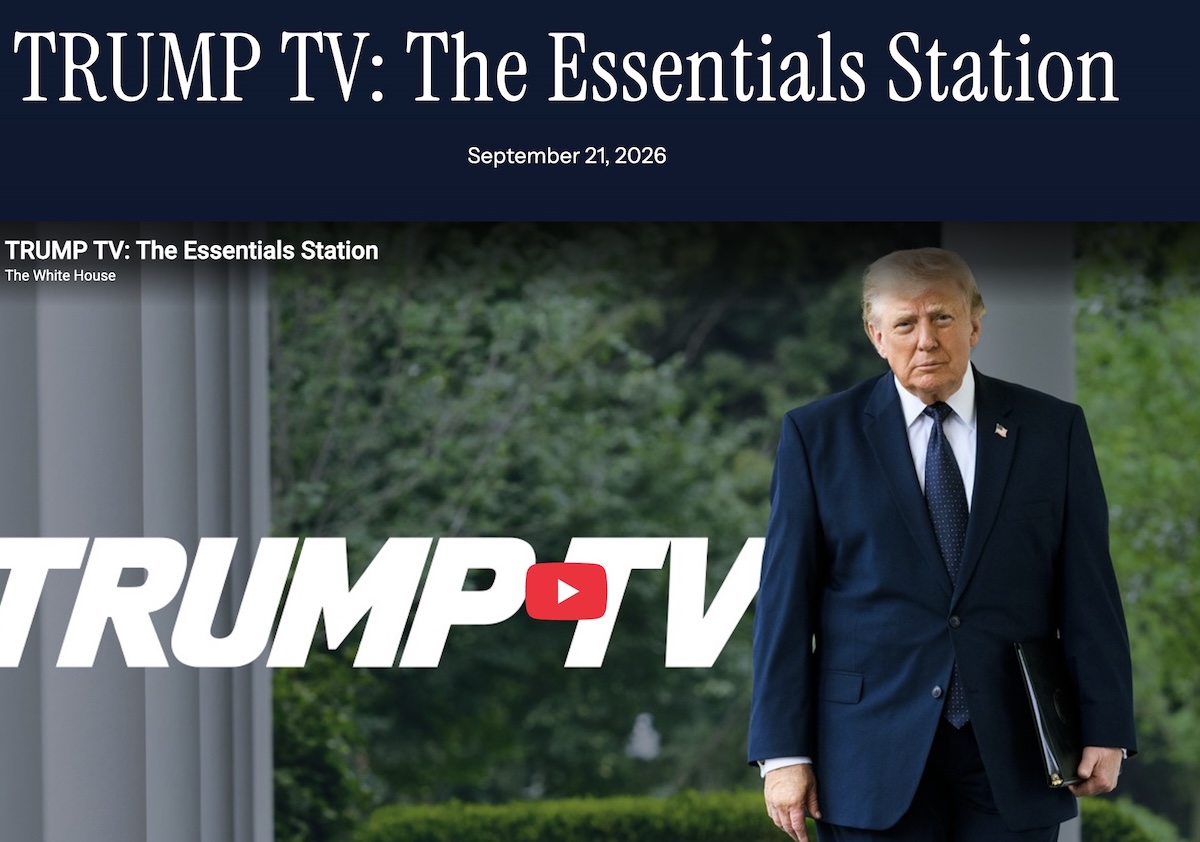 Casa Branca lança ‘Trump TV’ em meio à crise que interrompeu revezamento das emissoras na cobertura presidencial