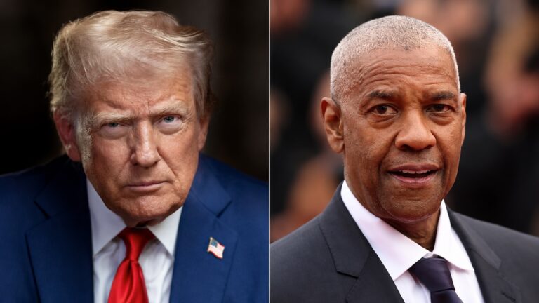 Donald Trump e Denzel Washington