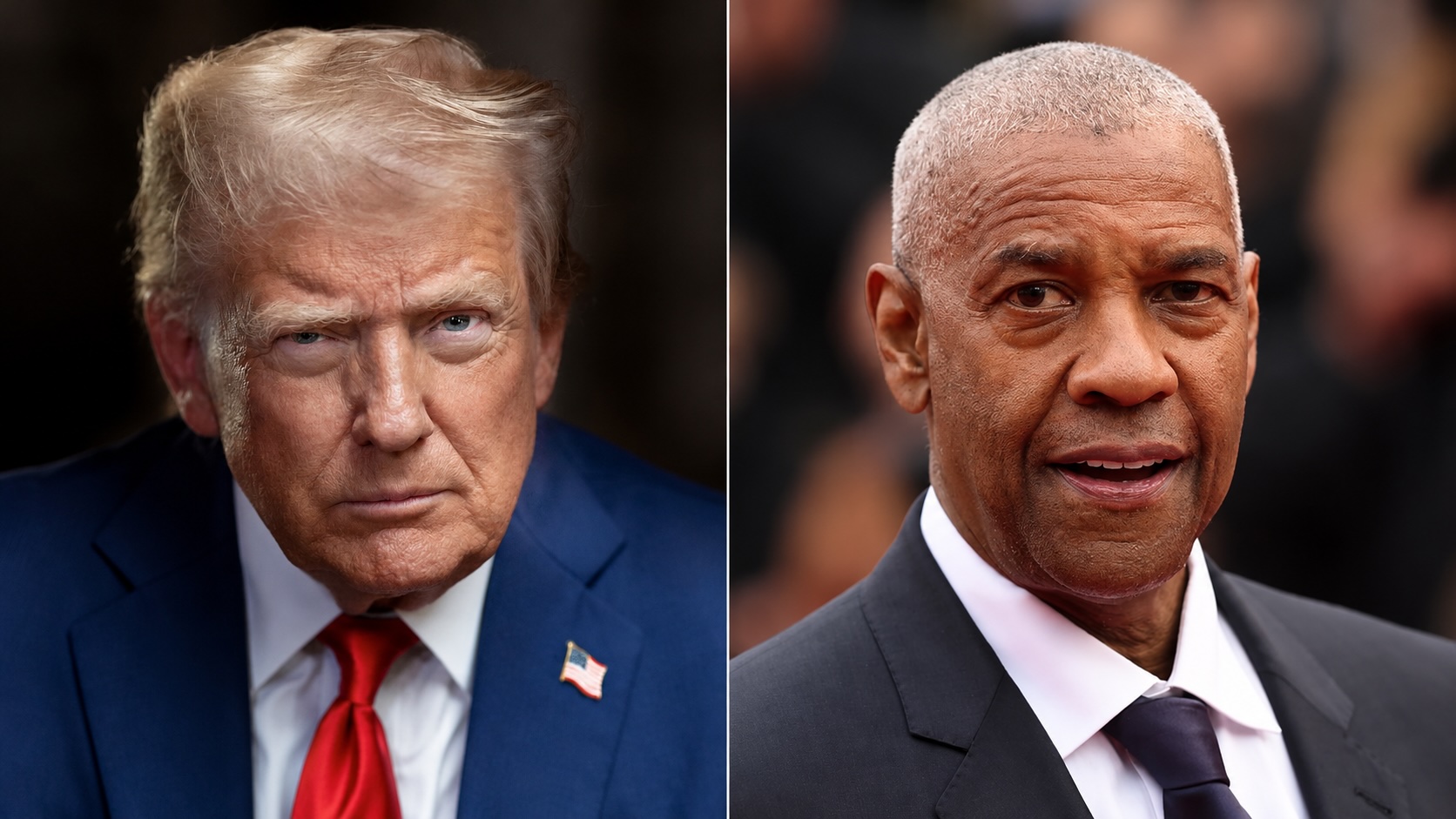 Donald Trump e Denzel Washington