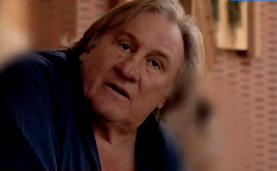 Gérard Depardieu em cena do documentário que motivou processo contra a pública TV francesa