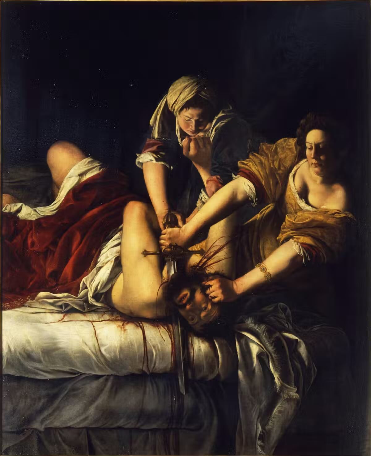 Quadro Judith Murdering Holofernes, de Artemisia Gentileschi (1620)
