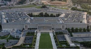 Vista aérea do Pentágono, sede do Departamento de Defesa dos EUA