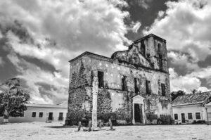 Igreja de São Matias e pelourinho, em Alcântara, Maranhão. A imagem foi uma das dez selecionadas no concurso de fotos de monumentos