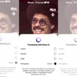 Luis Navarro em clipe dublado por IA do Instagram