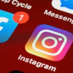 Ícones das redes sociais da Meta