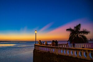 Pôr do sol na Praça do Palácio dos Leões, no Maranhão. A imagem ganhou na categoria melhor do de monumento do Maranhão no Wiki Loves Monuments Brasil