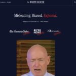 Home Page do site da Casa Branca Hall of Shame, criado pelo governo Trump para listar veículos e jornalistas acusados de 'fake news'