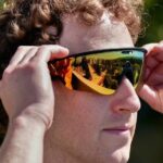 Mark Zuckerberg, CEO da Meta, usando óculos escuros