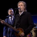 Stephen Colbert e Paul McCartney na ultima edição do The Late Show