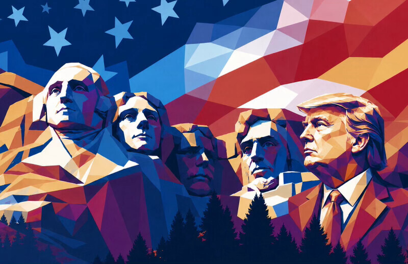Trump despeja nova série de ‘lixo de IA’ na Truth Social misturando patriotismo, guerra, George Washington e Tom Brady