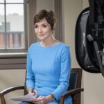 Jornalista Catherine Herridge em entrevista na sede do Pentágono
