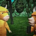 Personagens do filme de animação chinês Niu Lai