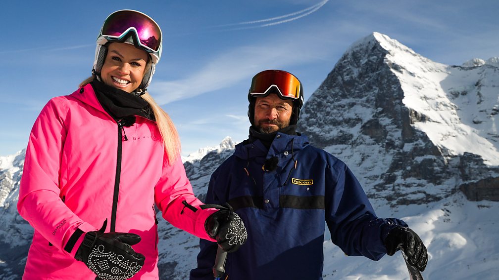 Apresentadores do programa Ski Sunday BBC