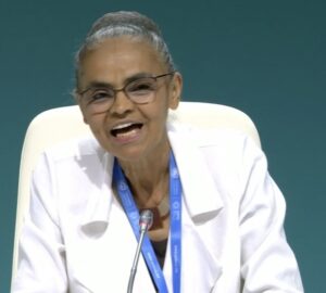 Marina Silva, Ministra do Meio Ambiente, fala na COP29, em Baku